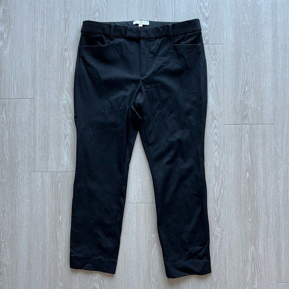 BR Banana Republic Pants Womens 12 Black Office Career Basic S/882880-01 - Picture 1 of 10